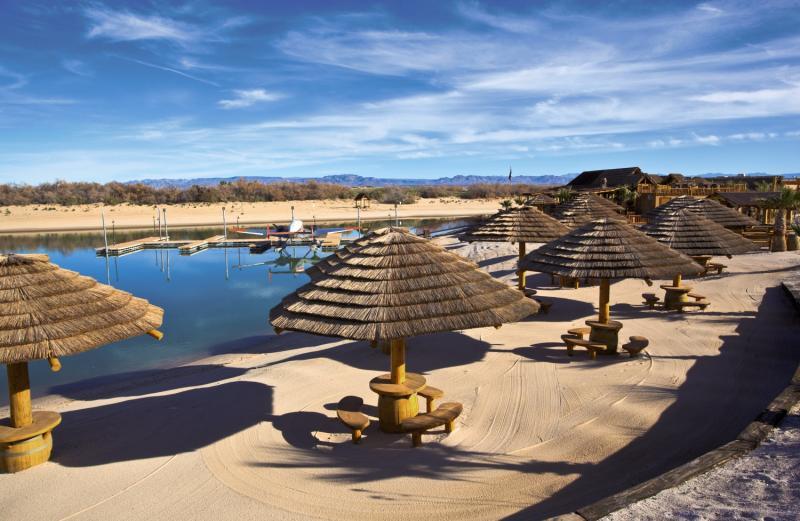 Pirate Cove Resort & Marina Needles Exterior foto